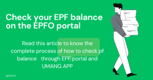Check your EPF balance on the EPFO portal
